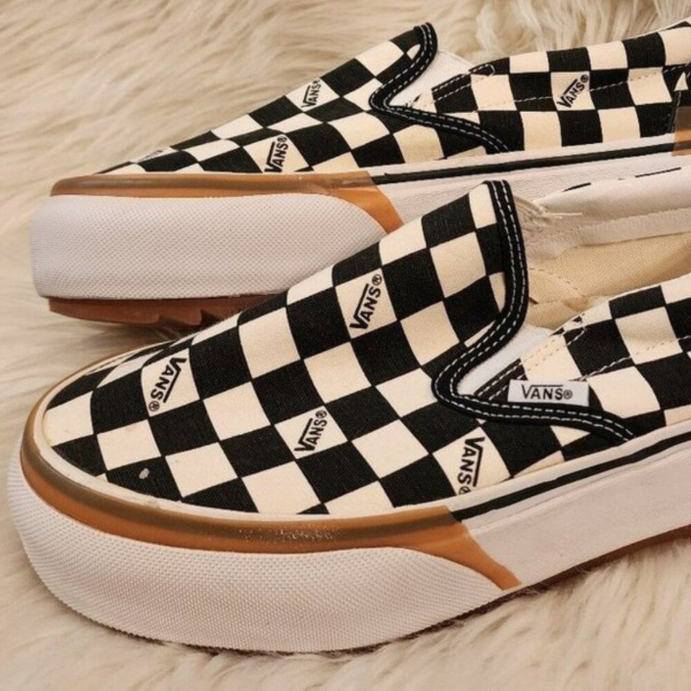 Vans Black and White Checkered Sneakers